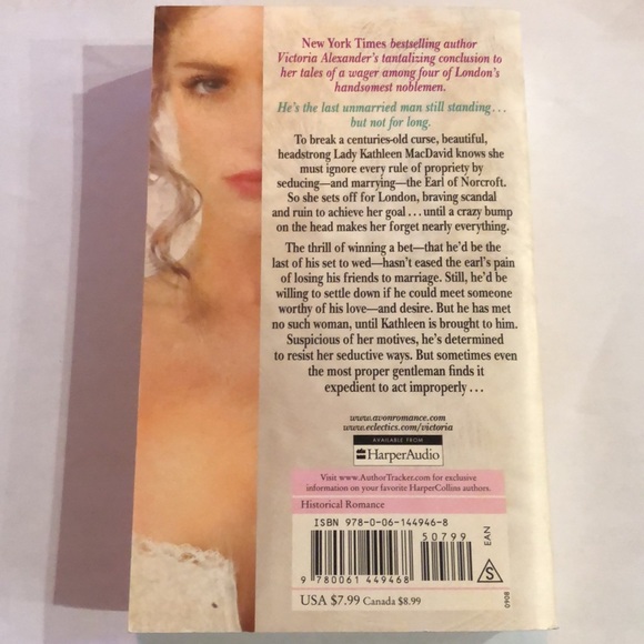 ⭐️5 for $15⭐️ Seduction Of A Proper Gentleman by Victoria Alexander | Book - Picture 2 of 2